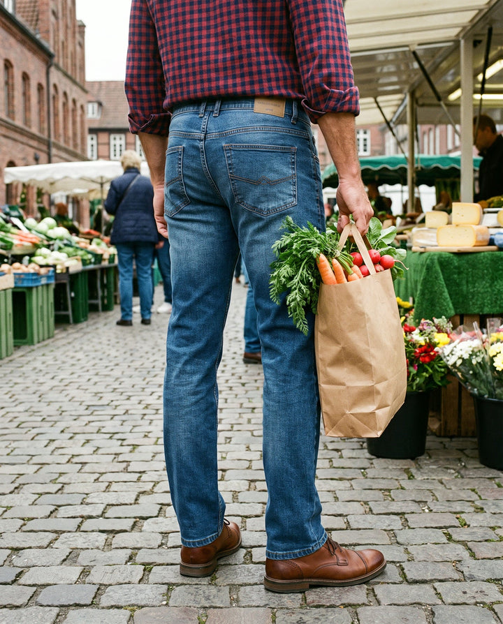 Jeansgröße ermitteln: W und L richtig messen