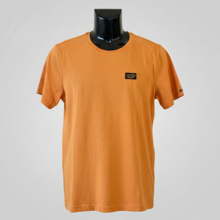 PME Legend T-Shirt Amber Glow Orange – Komfortables Herren Rundhals-Shirt mit Stretch