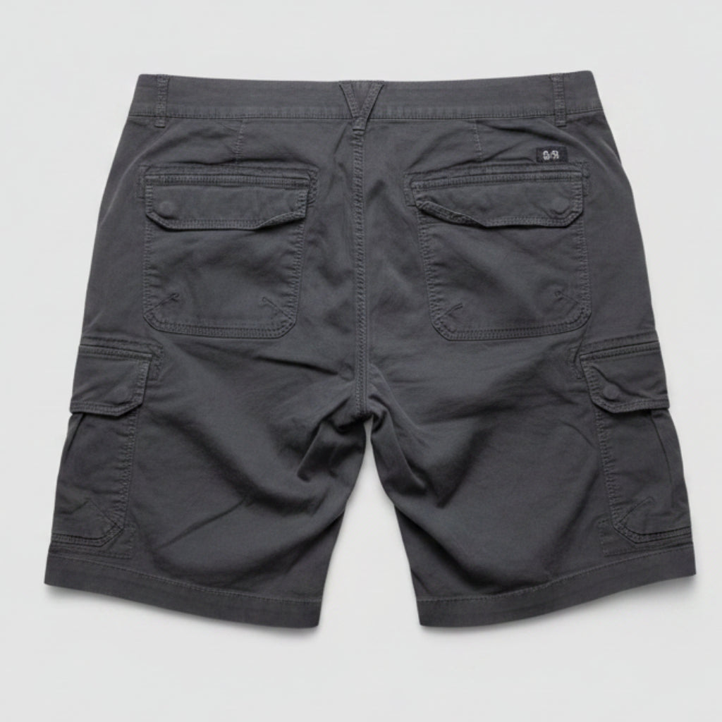 Petrol Industries Cargo-Shorts Anthrazit | Herren Cargoshorts mit Stretch