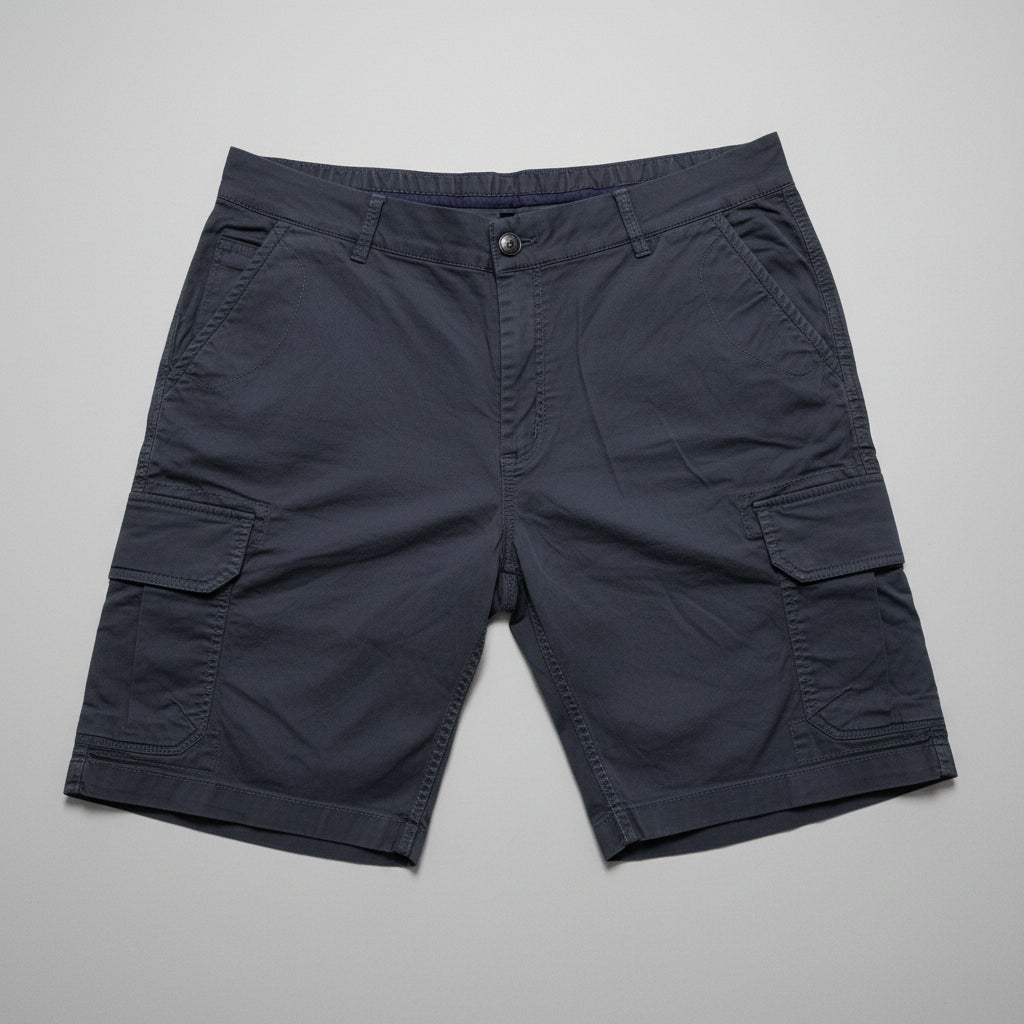 Petrol Industries Cargo-Shorts Anthrazit | Herren Cargoshorts mit Stretch