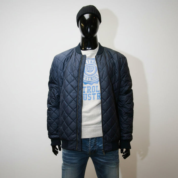 Gesteppte Blouson Jacke Navy Herren – Colorado Denim Cyrus Bomberjacke