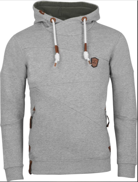 INDICODE Hooded Sweater in der Farbe grau-meliert