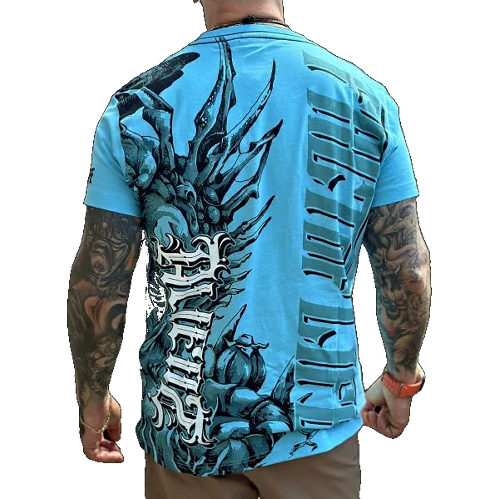 T-Shirt von Fact Of Life "Aliens" in der Farbe Blue Atoll