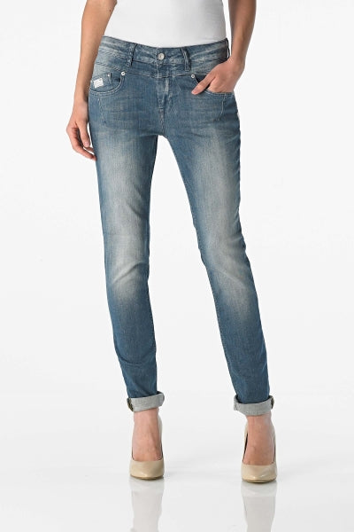 Good Morning Universe – Damen Jeans – "Anna" in der Waschung light used