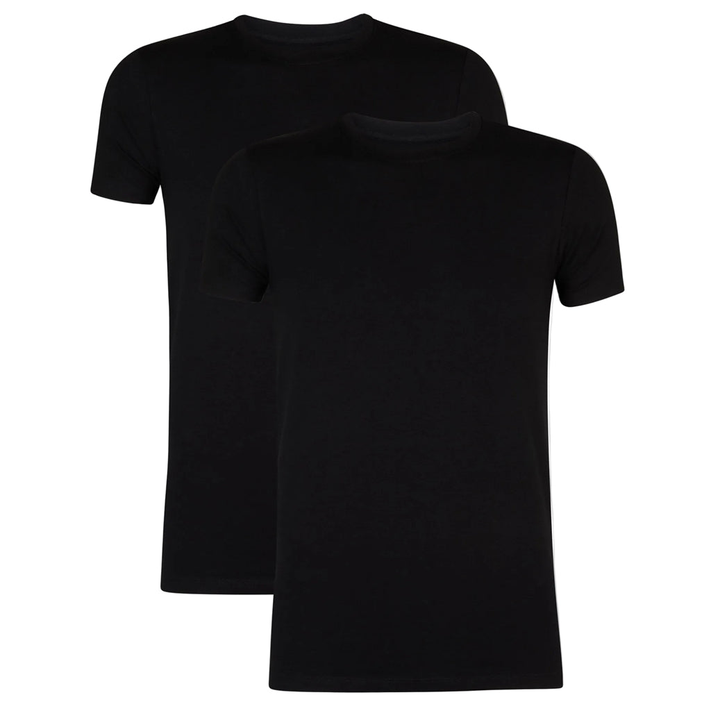 Petrol Industries Blake T-Shirt Doppelpack Herren – Weiß & Schwarz | Rundhals