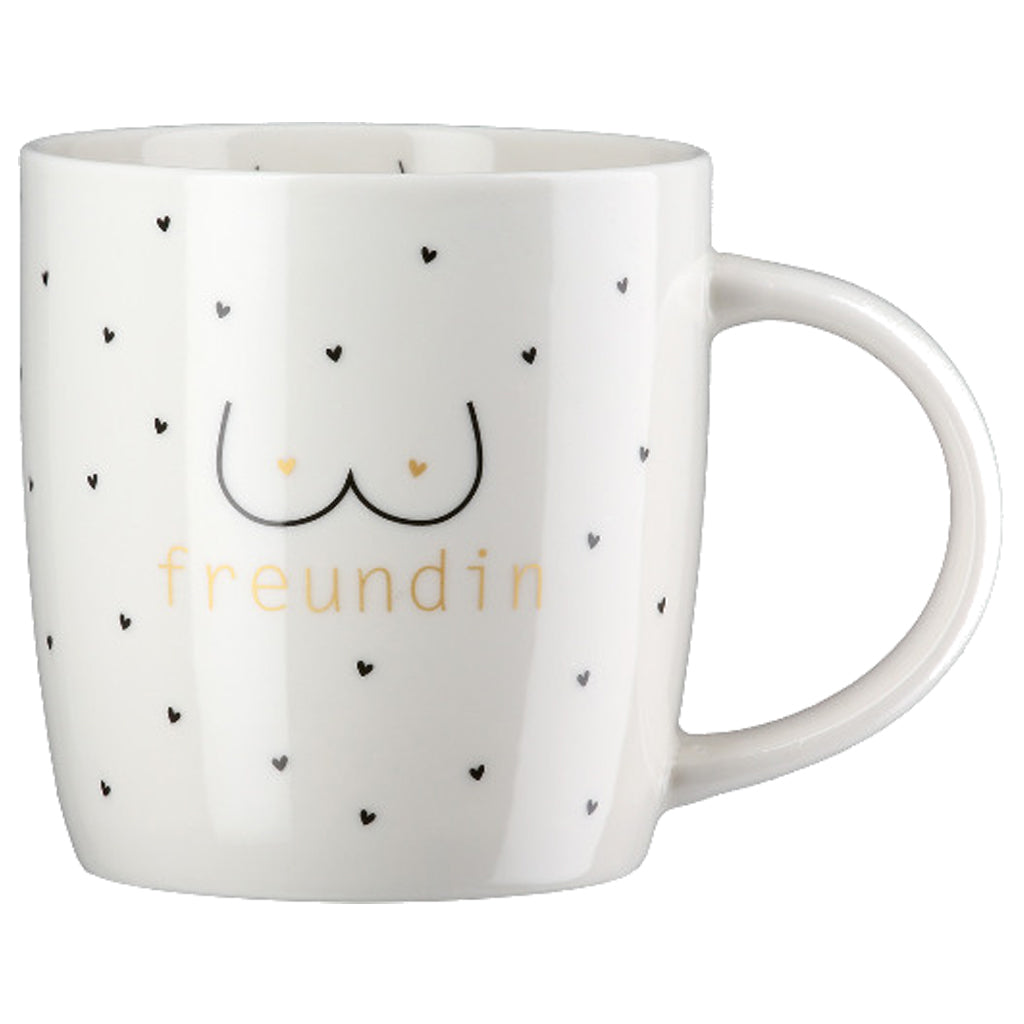 Porzellan Kaffeetassen mit liebevollen und lustigen Sprüchen | Geschenkidee