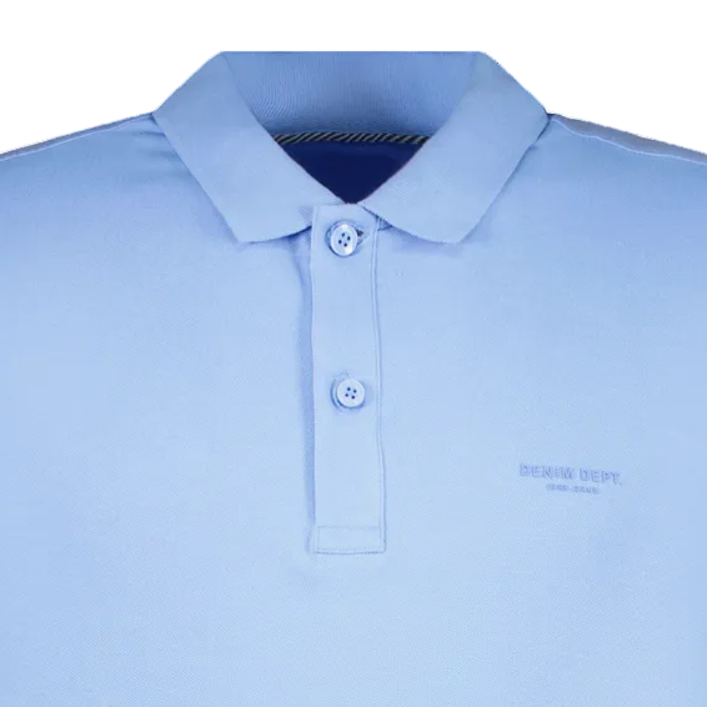 Cars Jeans Poloshirt „DARIO POLO“ – Stilvolles Herren Polo-Shirt in Grey Blue & Orange