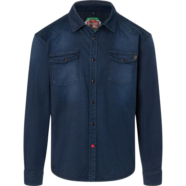Timezone Denim Langarmhemd – Middle & Used Wash | Herren