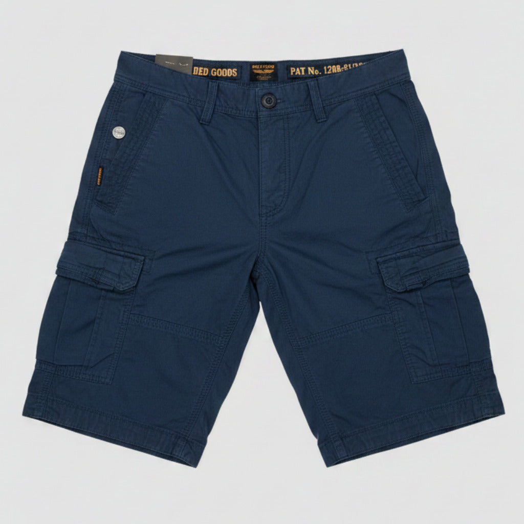 PME Legend Cargoshort „Engine“ Sand oder Blueberry – Robuste Herren Cargo-Shorts aus 100% Baumwolle