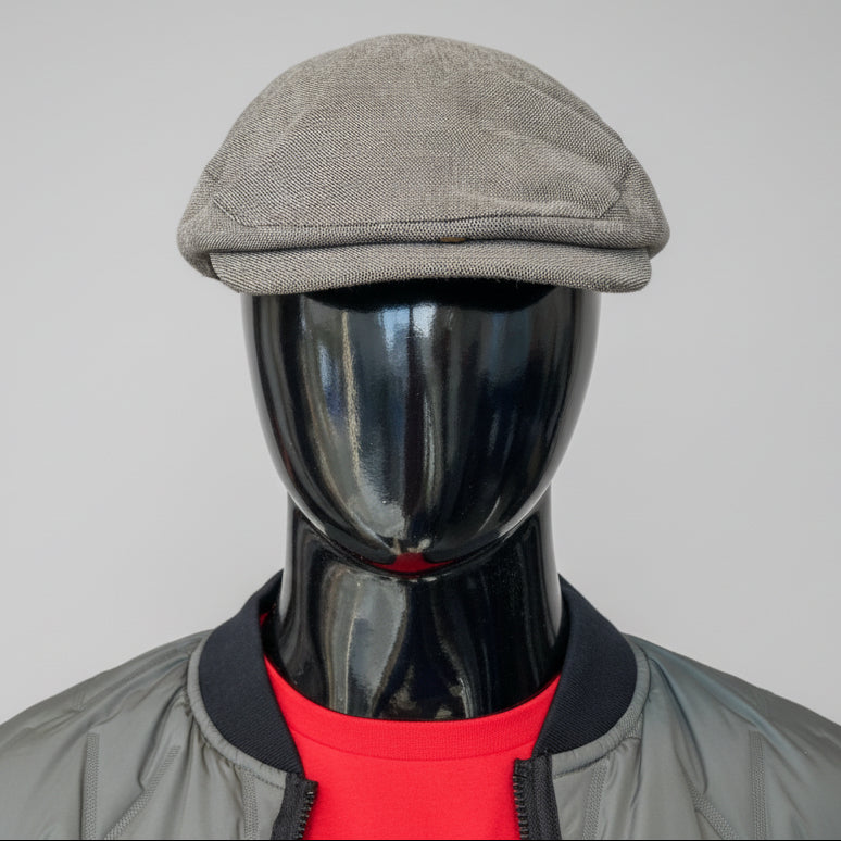 Klassische Flat Cap Grau | Timezone Schiebermuetze