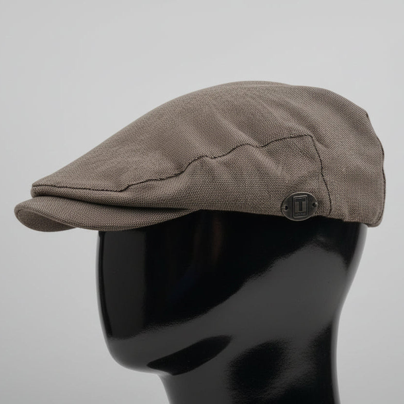 Klassische Flat Cap Grau | Timezone Schiebermuetze