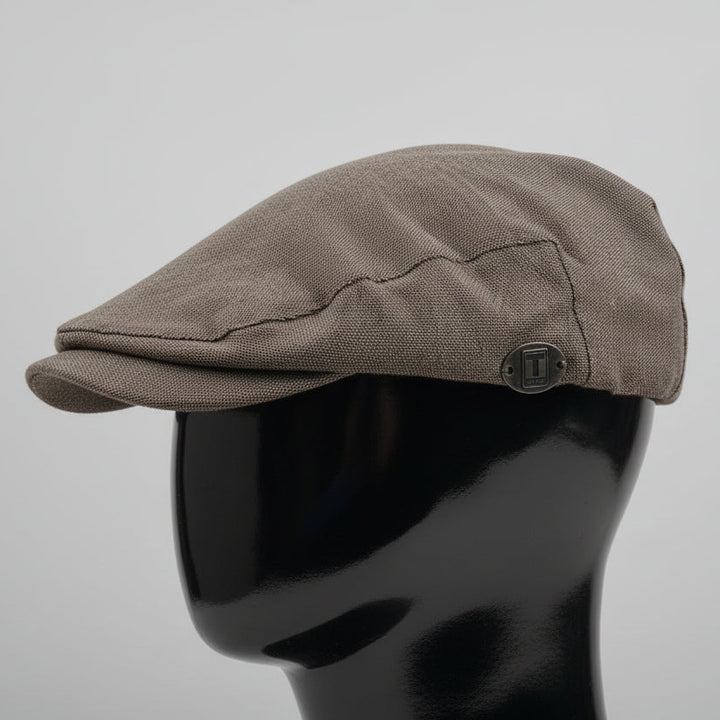 Klassische Flat Cap Grau | Timezone Schiebermuetze