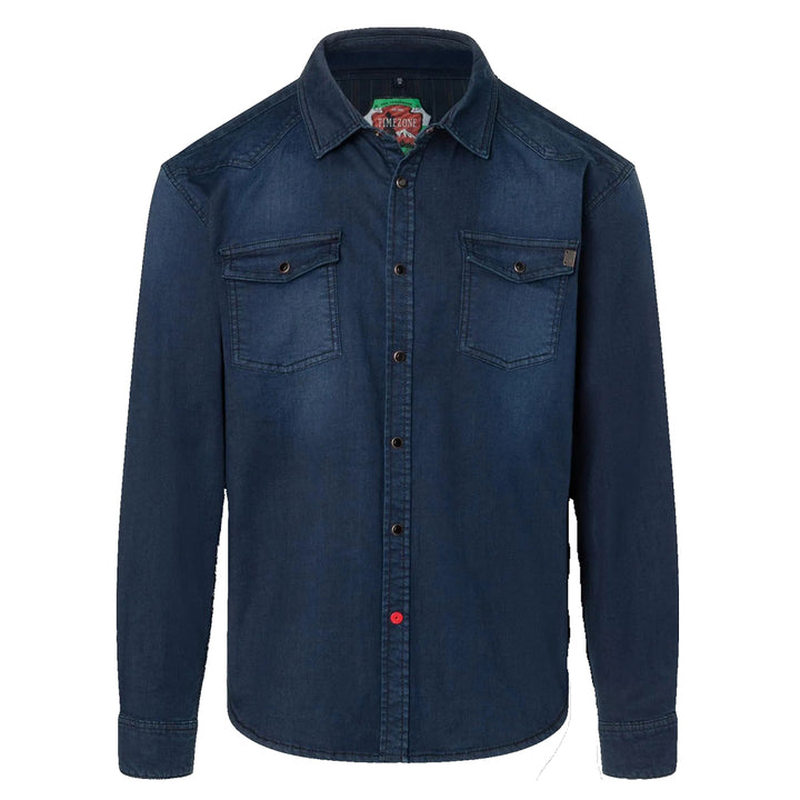 TIMEZONE Herren Jeanshemd „used Rinsed Wash“ – Modernes Denim-Hemd für Herren