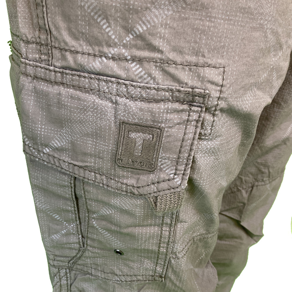 Timezone 3/4 Shorts in Beluga Grey – Lässiger Cargo-Style für Herren