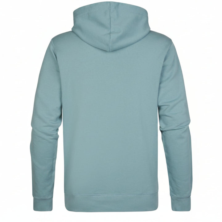 Petrol Industries Hoodie – Ocean Blue mit Motorbike-Print