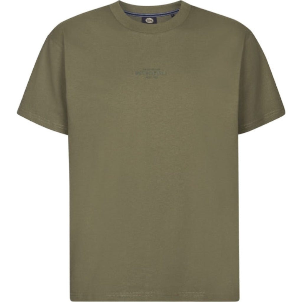 Petrol Industries T-Shirt in Dusty Army – Lässiger Style mit Rubber-Print