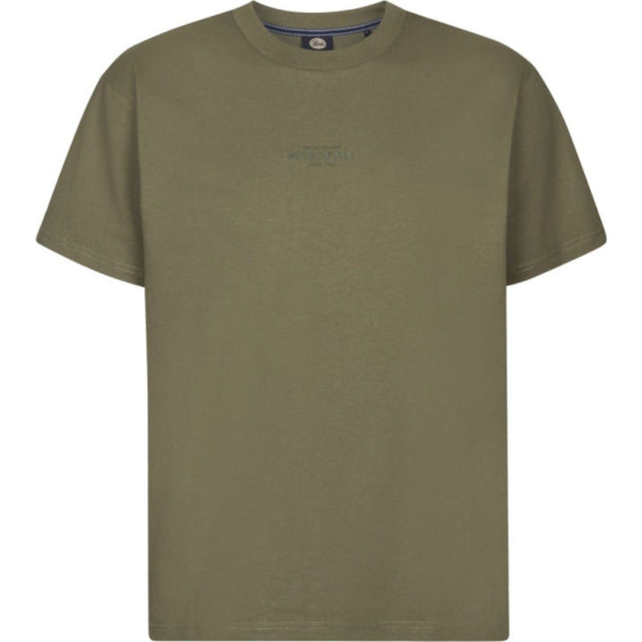 Petrol Industries T-Shirt in Dusty Army – Lässiger Style mit Rubber-Print