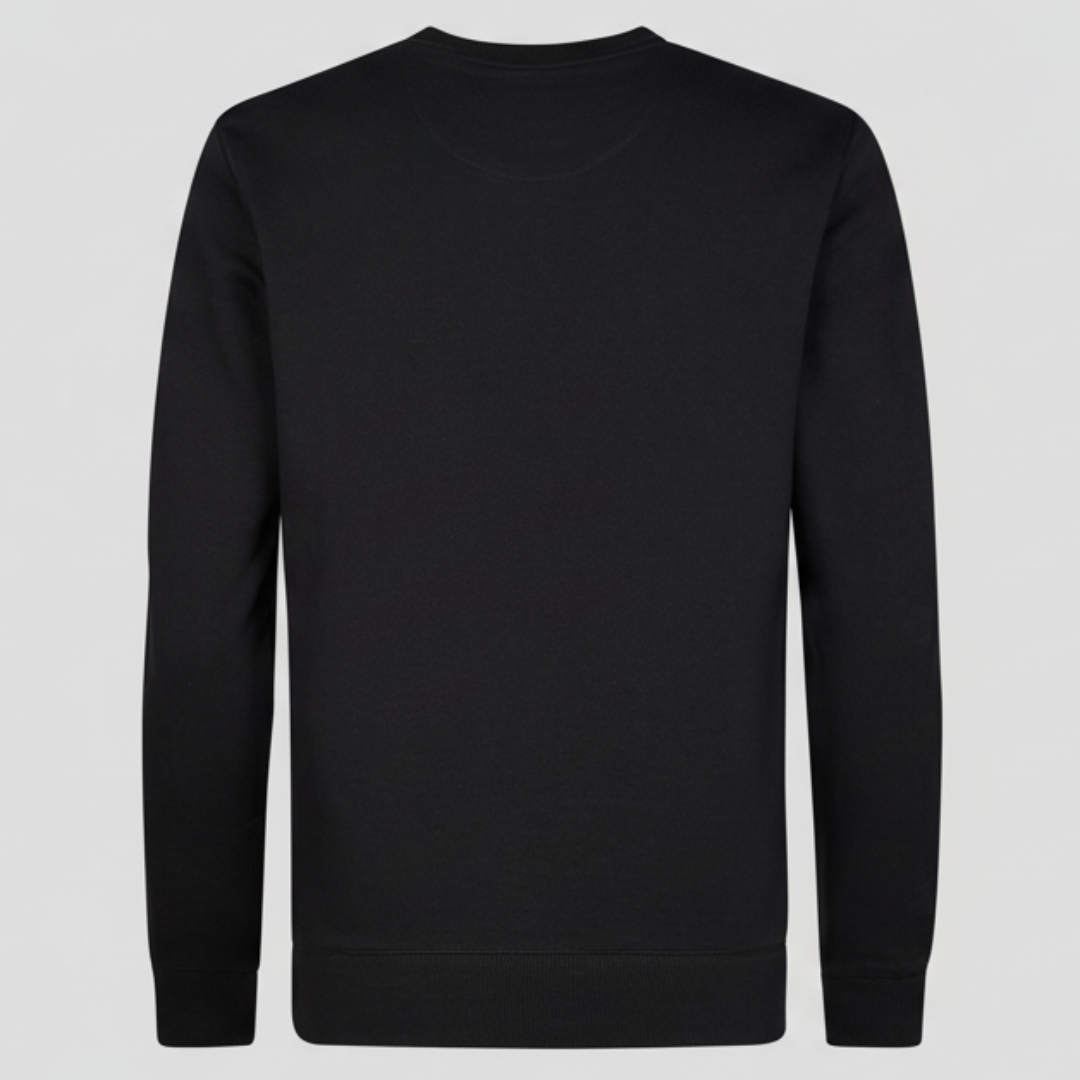 Petrol Industries Pullover Schwarz Herren – Leichter Rundhals Basic aus Baumwolle