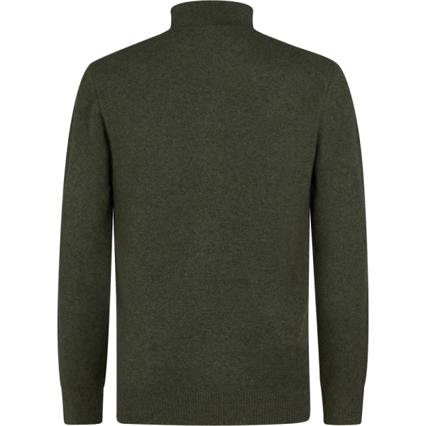 Petrol Industries Herren Cardigan Army Green | Strickjacke mit Reißverschluss