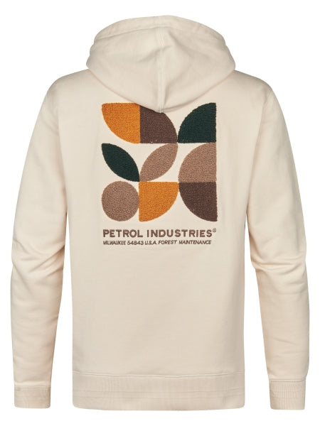 Petrol Industries Herren Hooded Sweater „Raw Sand“ – Kapuzenpullover mit Artwork