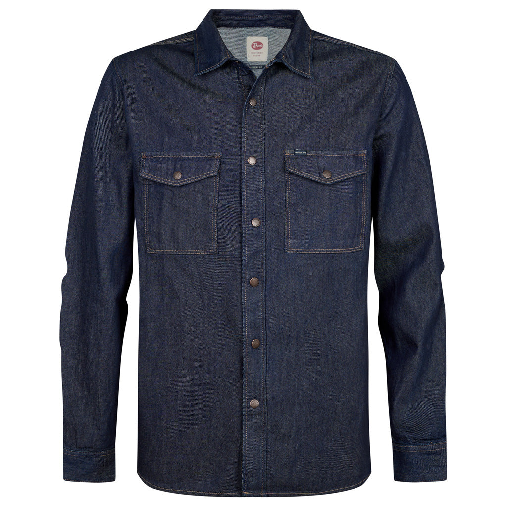 Herren Denim Hemd von Petrol Industries | Dark Indigo