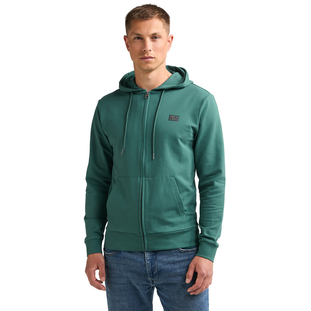 Petrol Industries Kapuzen-Sweatjacke Herren Teal Green