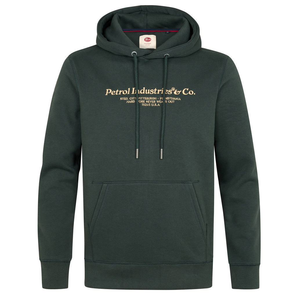 Herren Kapuzensweatshirt Petrol Industries | Deep Green
