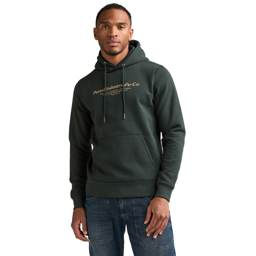Herren Kapuzensweatshirt Petrol Industries | Deep Green