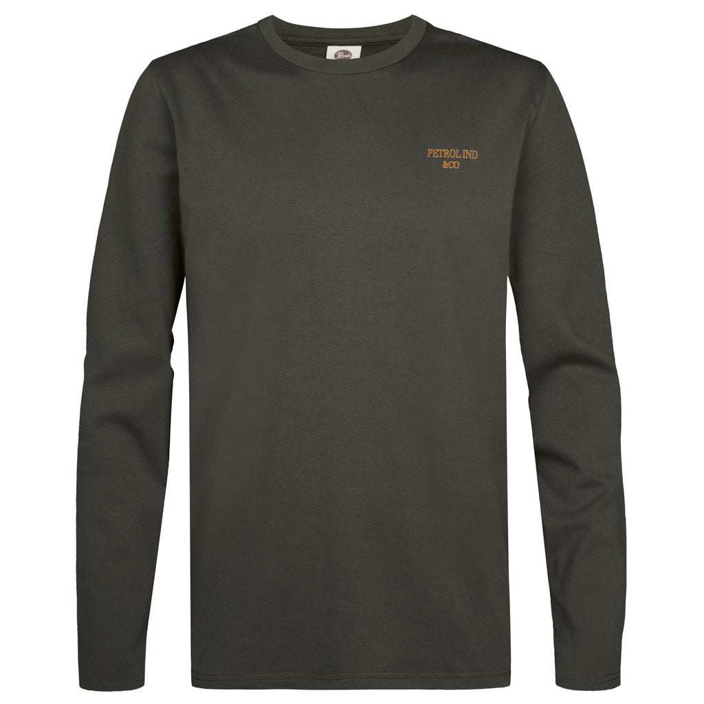 Herren Langarm T-Shirt Petrol Industries Beluga