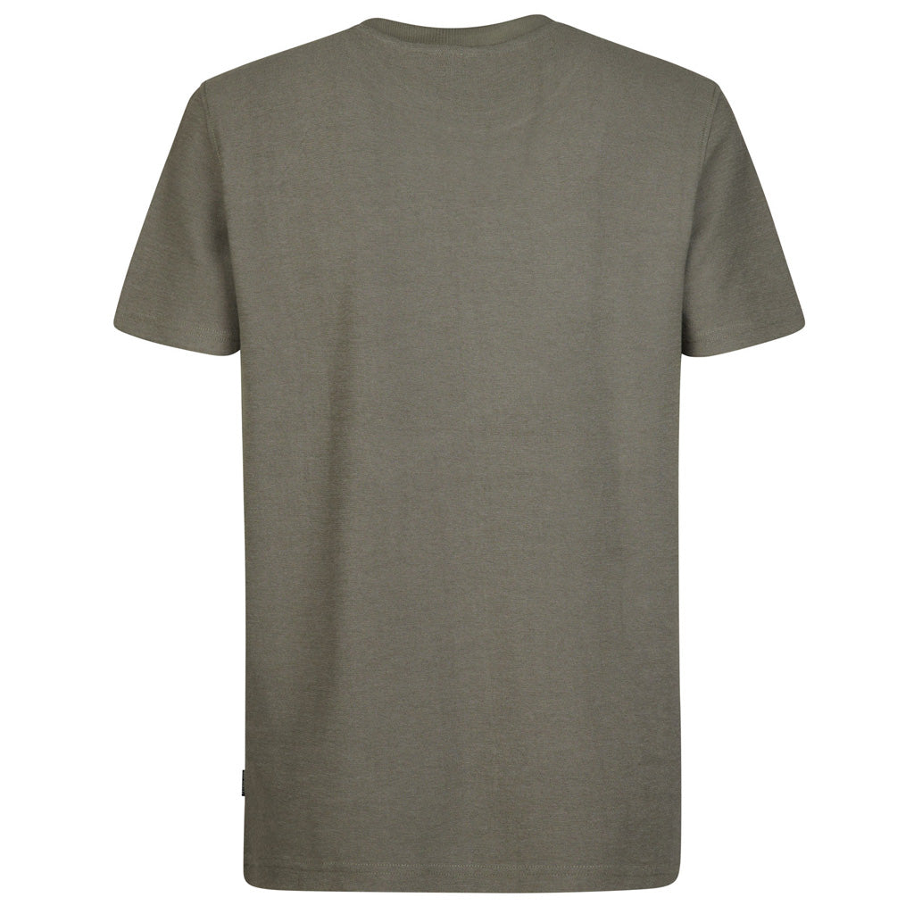 Herren Heavy T-Shirt Petrol Industries Mossy Stone