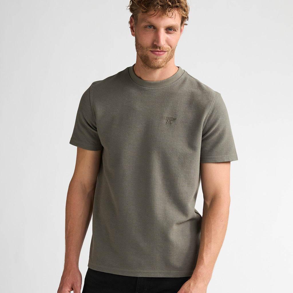 Herren Heavy T-Shirt Petrol Industries Mossy Stone