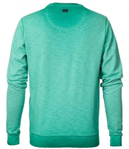 Rundhals Sweatshirt von Petrol Industries in der Farbe Lizard Green.