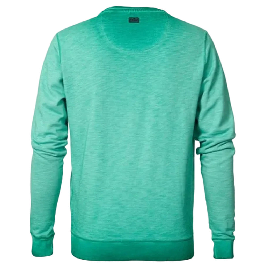 Rundhals Sweatshirt von Petrol Industries in der Farbe Lizard Green.