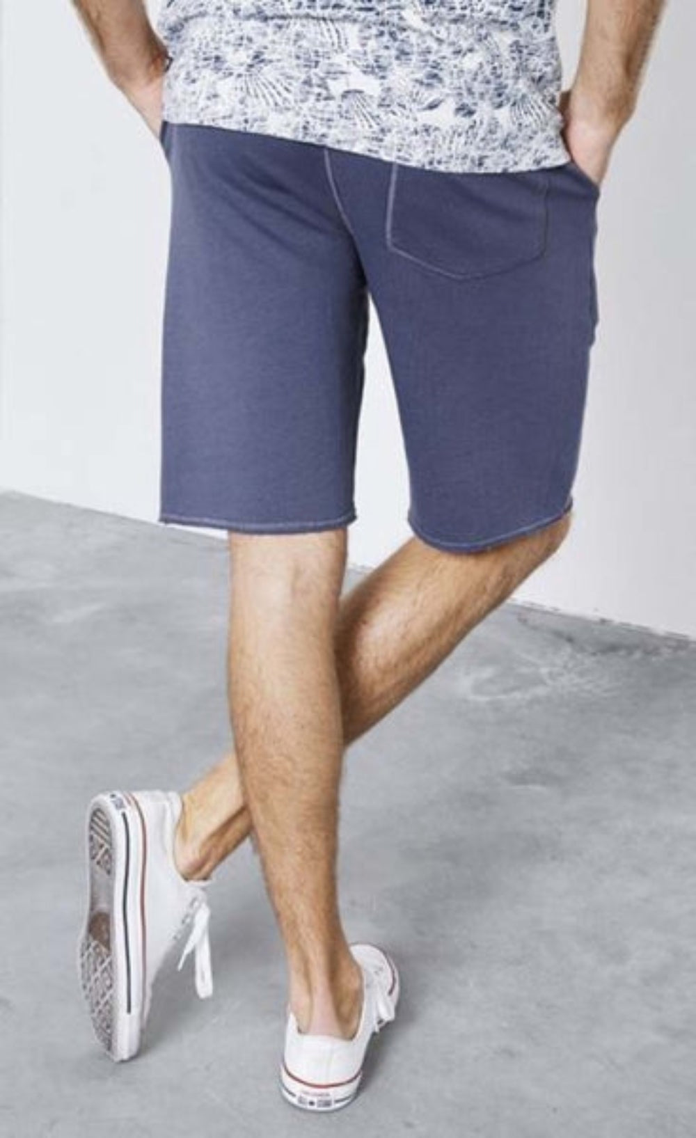 Herren Short │ Sweatmaterial in Stone Blue von Petrol Industries