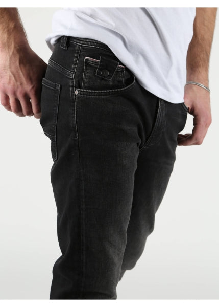 Miracle of Denim Ricardo Regular Fit Jeans in Monsone Black Jogg