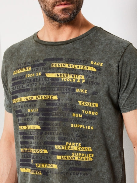 Petrol Industries │ T-Shirt R-Neck │ denim related