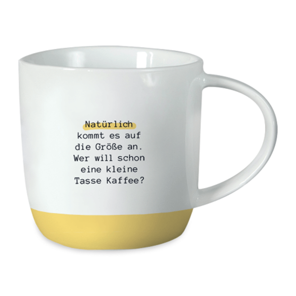 Natürlich kommt es...