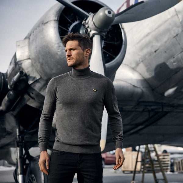PME Legend Rollkragen-Strickpullover