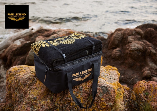 PME Legend Kühltasche – Inklusive Badehandtuch & 2 Kühlelemente für Ausflüge, Picknick & Strand