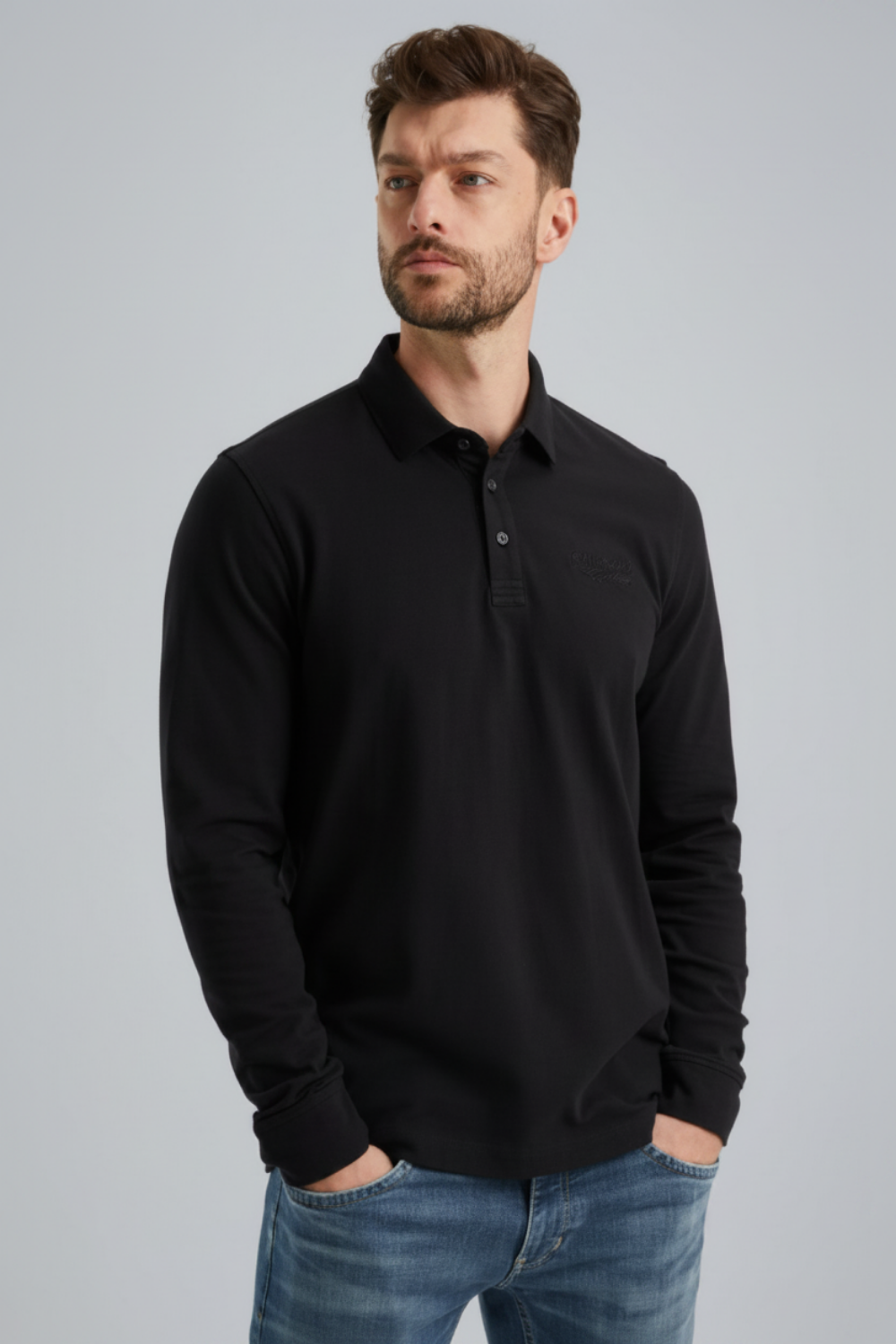 Poloshirt mit langen Ärmeln von PME Legend
