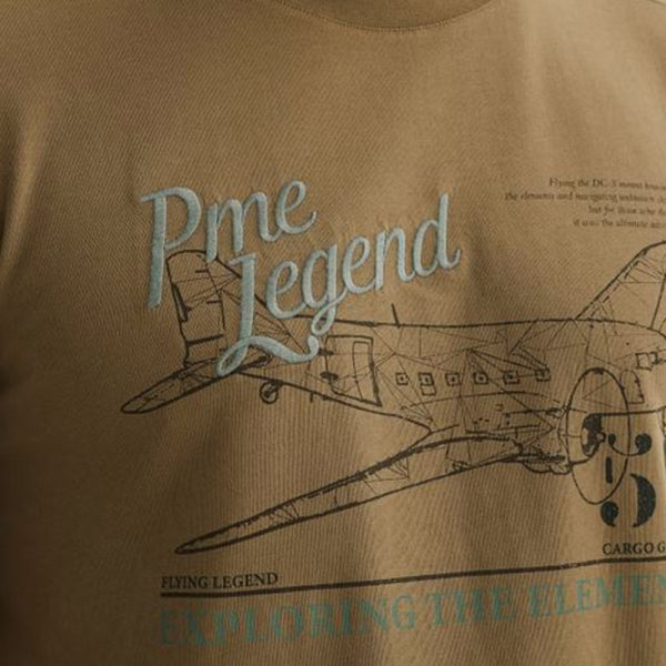 PME DC3 Tee Detail Olive