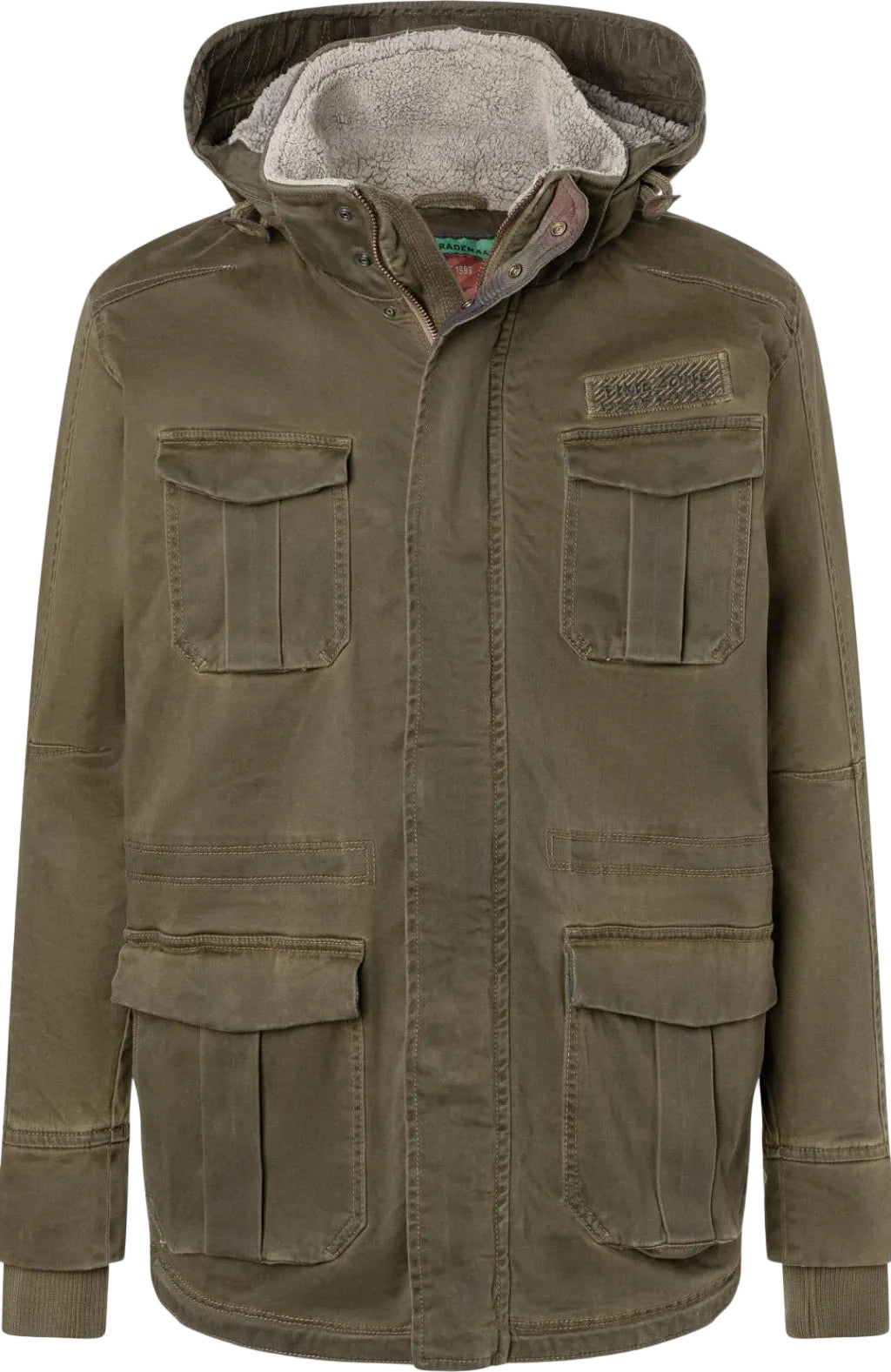 Herren Parka von Timezone in Washed Olive