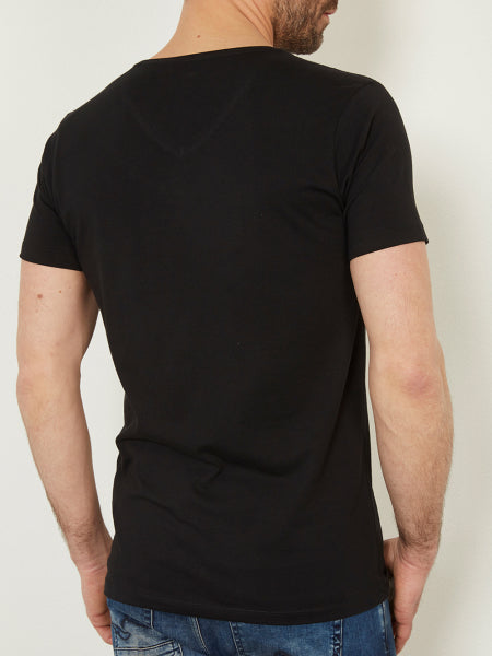 Basic T-Shirt V-Neck 2-Pack Petrol Industries in Doppelpack