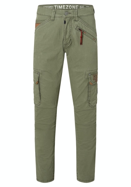 Timezone Cargo Roger Washed Kaki front 2