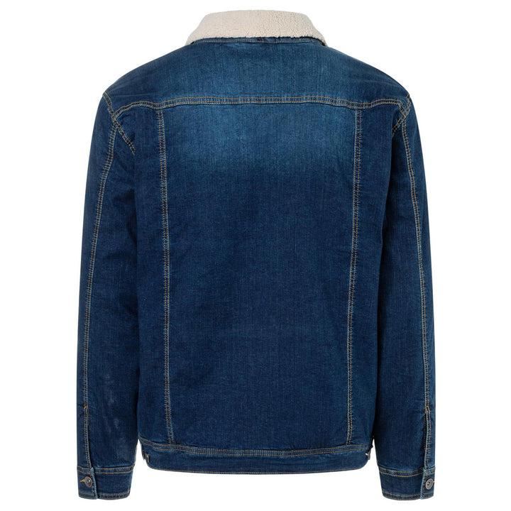 Timezone Herren Jeansjacke mit Teddyfutter