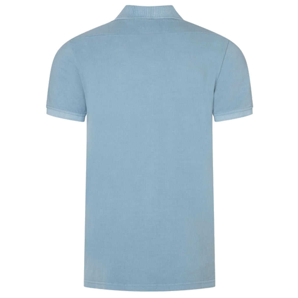 Timezone Men Piqué Poloshirt Washed Dove Blue