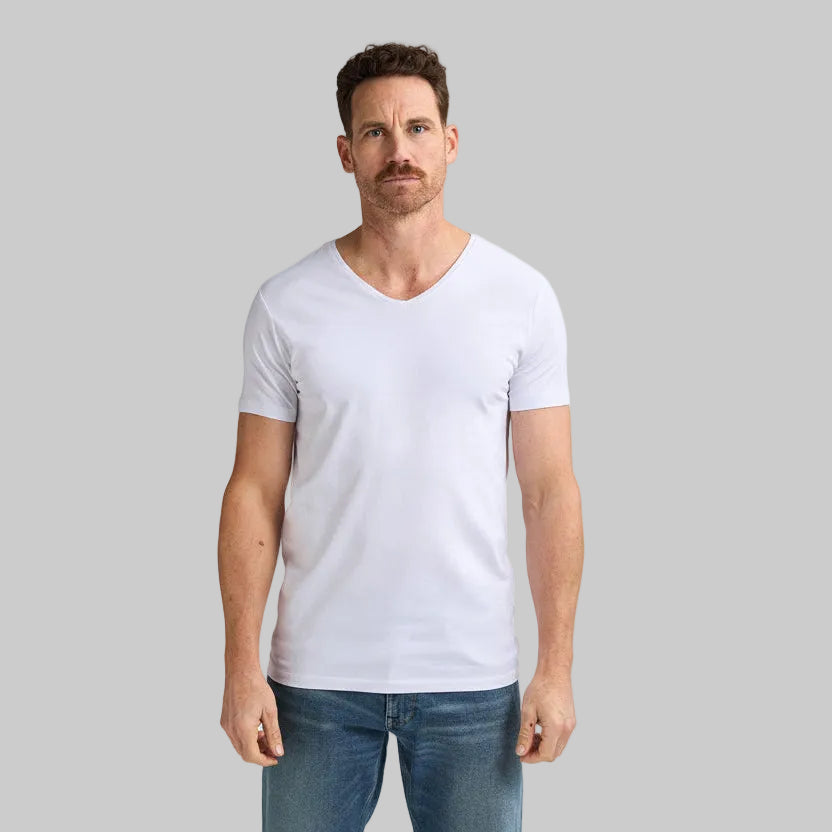 Basic T-Shirt V-Neck 2-Pack Petrol Industries in Doppelpack