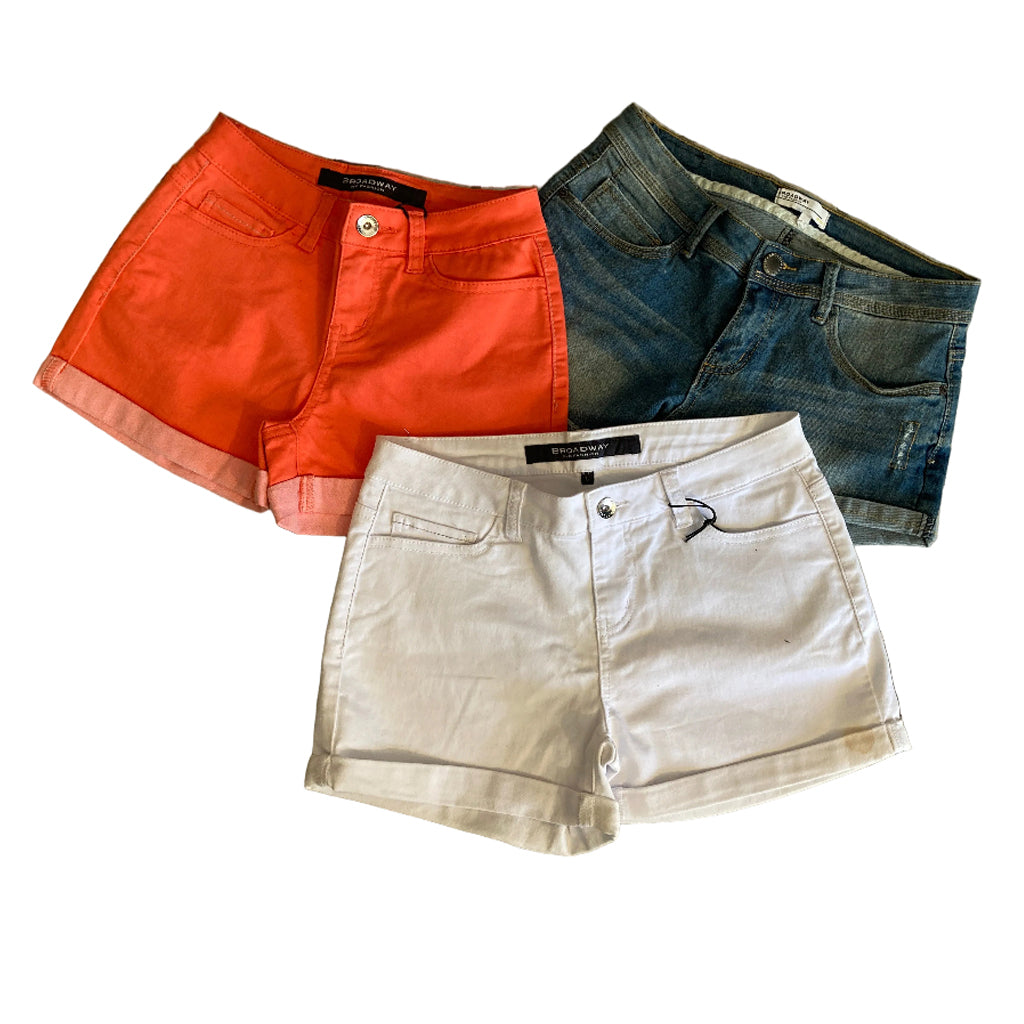 Damen Shorts Broadway NYC Fashion | knapp geschnitten │4 Farben