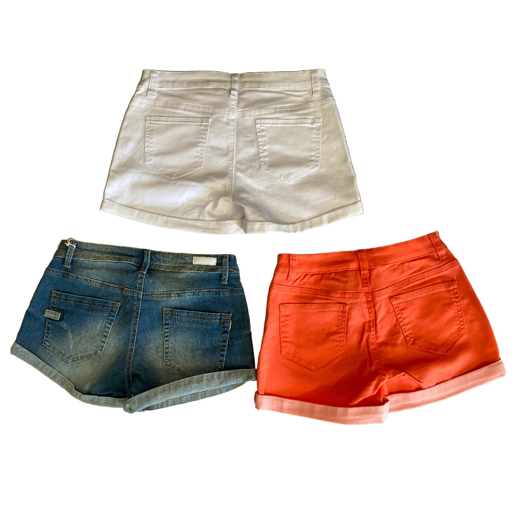 Damen Shorts Broadway NYC Fashion | knapp geschnitten │4 Farben
