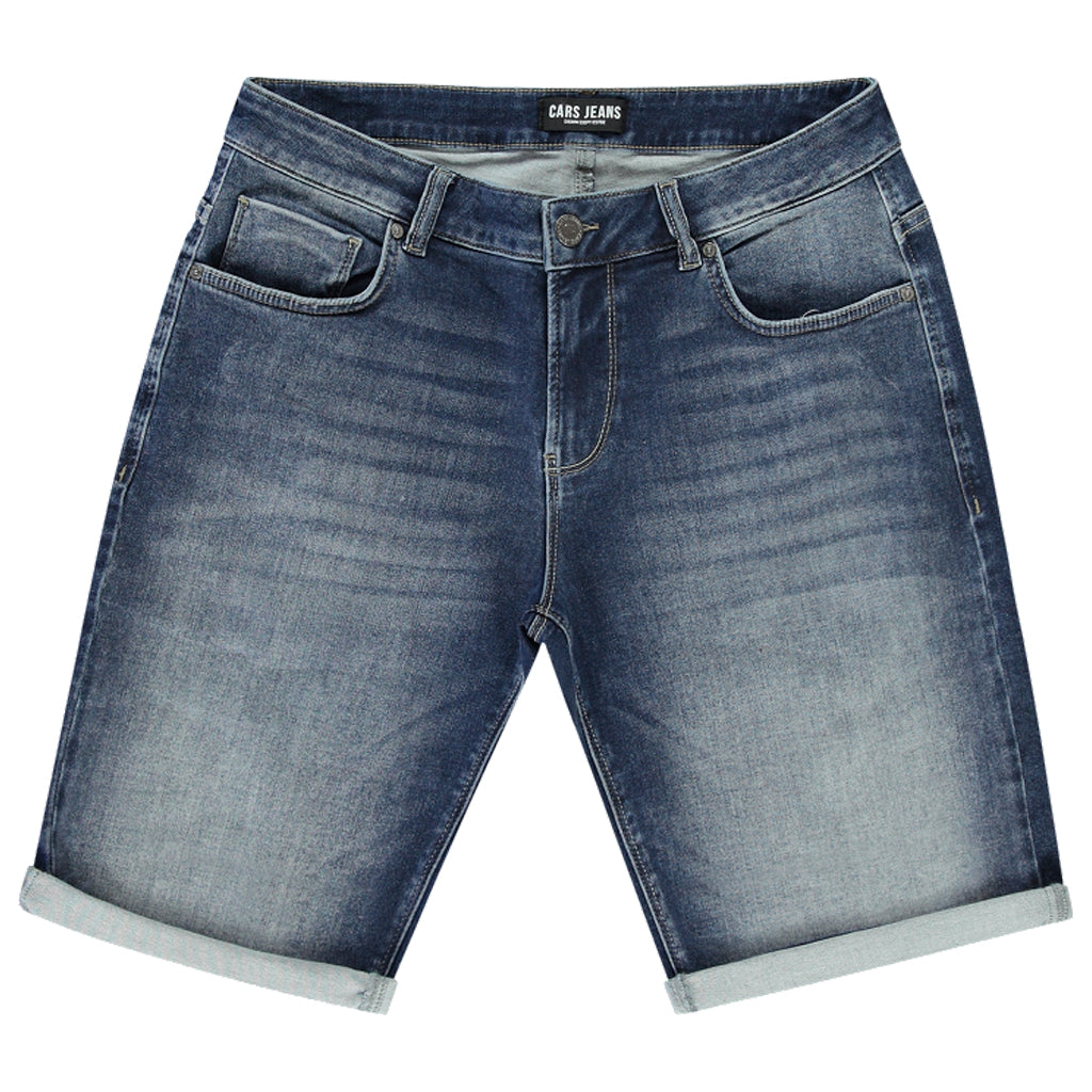 Cars Jeans Shorts Dark Used | Comfort Stretch Herren